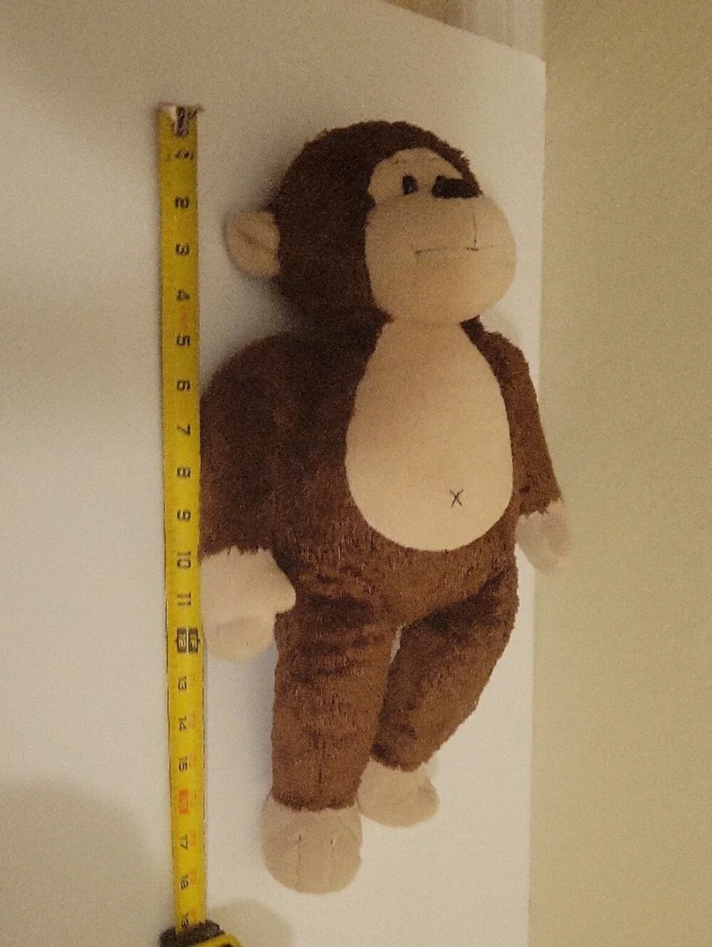 Build-A-Bear Brown and Cream Monkey Plush